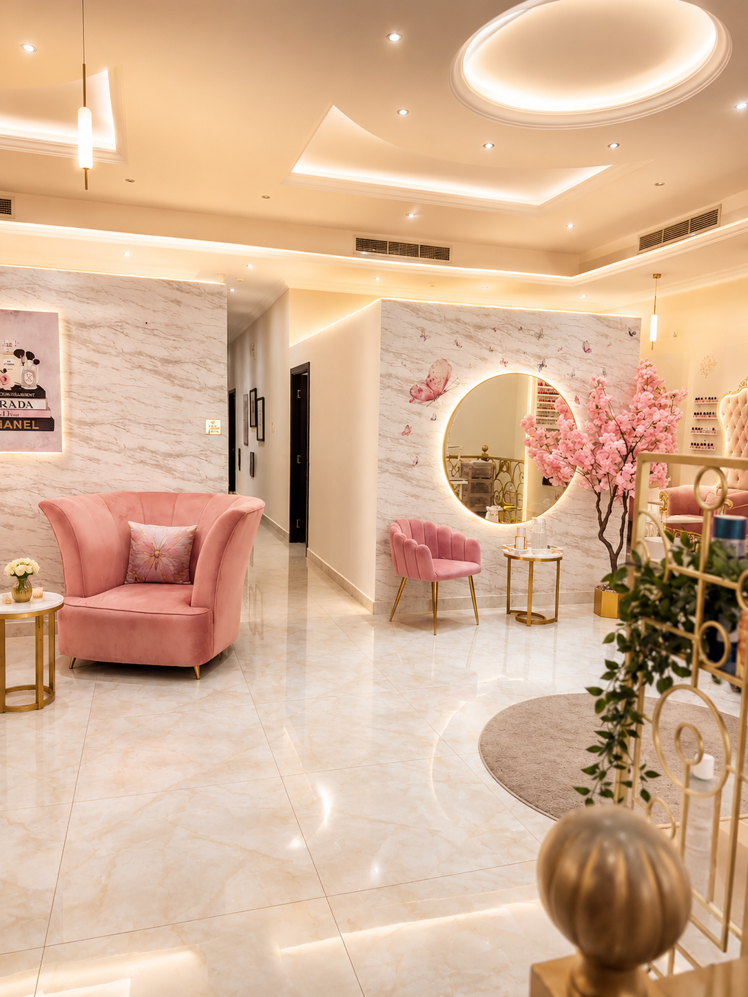 Bella Vie luxury salon interior